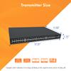 J-Tech Digital 48 Port PoE Gigabit Managed Ethernet Switch for AV Over IP | 48 x PoE Ports at 600W, 4 x SFP Ports | Web Interface Control, Telnet | Desktop or Rackmount [JTECH-NSP48] view 3