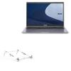 BoxWave Stand and Mount Compatible with ASUS ExpertBook (P1512) - Pocket Aluminum Stand 3-in-1, Portable Multi Angle Viewing Riser - Metallic Silver view 1