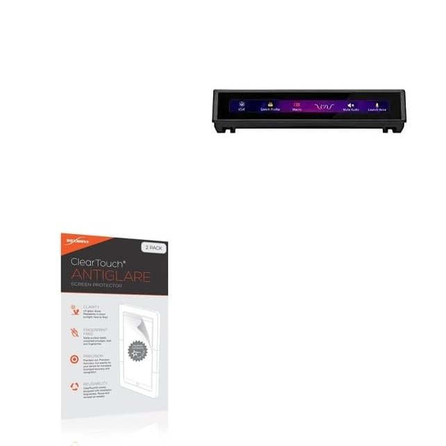 BoxWave Screen Protector Compatible with Corsair iCUE Nexus Companion CH-9910010-NA (6 in) - ClearTouch Anti-Glare (2-Pack), Anti-Fingerprint Matte Film Skin