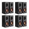 Klipsch Reference R-41M Bookshelf Speaker (4 Pairs - 8 Speakers, Black) view 1