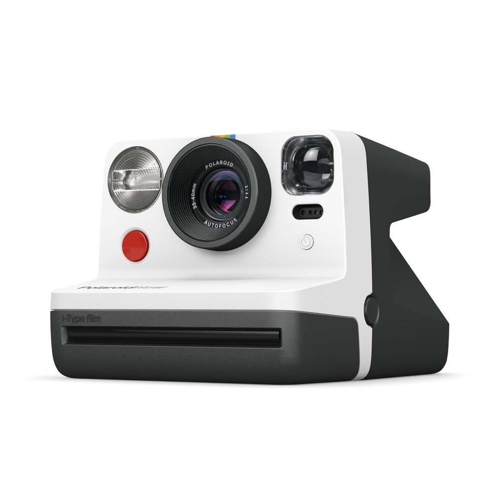 Polaroid Now 2nd Generation I-Type Instant Film Camera - Black & White (9072)
