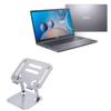 BoxWave Stand and Mount Compatible with ASUS VivoBook 15 (R565) - Executive VersaView Laptop Stand, Ergonomic Adjustable Viewing Angle Metallic Riser - Metallic Silver view 1