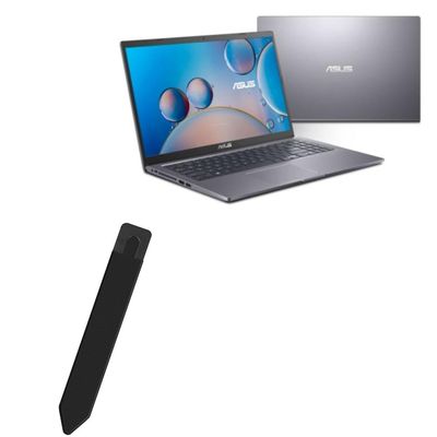 BoxWave Stylus Pouch Compatible with ASUS VivoBook 15 (R565) - Stylus PortaPouch, Pen Stylii Holder Carrier Portable Self-Adhesive - Jet Black