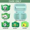 Leayjeen Kids Camera Case Compatible with Goopow/Mgaolo/HOOMOON/Hangrui Kids Camera Toys and Children Digital Video Camcorder Camera,Best Christmas and Birthday Gifts -Green Dinosaur(Case Only) view 3