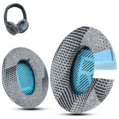 Instant-Chill Professional Bose Headphones Ear Pads, Fits Bose QuietComfort 35 ii /QC35 /QC25 /QC2 /QC15 /Ae2 /Ae2i /Ae2w /SoundTrue & SoundLink(Over-Ear), Cooling-Gel, by Krone Kalpasmos  Blue Scrim