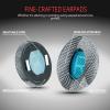 Instant-Chill Professional Bose Headphones Ear Pads, Fits Bose QuietComfort 35 ii /QC35 /QC25 /QC2 /QC15 /Ae2 /Ae2i /Ae2w /SoundTrue & SoundLink(Over-Ear), Cooling-Gel, by Krone Kalpasmos  Blue Scrim view 3