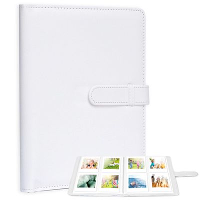 Ablus 256 Pockets Photo Album for Polaroid Snap SnapTouch Zip Mint Cameras Printers, Fujifilm Instax Mini 11 90 9 8+ 8 7S 70 50S 26 25 LiPlay Instant Camera Film, Mini Link SP-1 Printer (White)