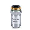 JUIYU Microscope Accessories Kit Biological Microscopes Lens 4X 10X 20X 40X 60X 100X Achromatic Objective Lens Silver Black Microscope Slides (Color : Silver, Size : 20X) view 1