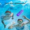 ERKEI SEHN Bluetooth Speaker, IPX7 Waterproof Wireless Speakers, Flashing Light, 25W Super Bass, 24H Playtime, Graduation Birthday Gifts for Him, TWS Pairing, Beach Essentials, Purple view 4