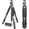 Carbon Fiber Camera Tripod with 36mm Low Profile Ball Head ARTCISE NS75C Professional Compact Tripod,Special-Shaped Center Column,10 Layers Carbon Fiber, 28mm Leg Tube,Max Load 44lbs/20kg view 1