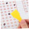 ARTIBETTER 12pcs Portable Ticket Scratcher Tool Multi-Function Plastic Scraper for Scratch-Off Tickets and Sticker Removal Lightweight and Compact Design Random Colors view 2
