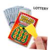 ARTIBETTER 12pcs Portable Ticket Scratcher Tool Multi-Function Plastic Scraper for Scratch-Off Tickets and Sticker Removal Lightweight and Compact Design Random Colors view 3