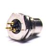 10pcs M8 Female 3 Pin Waterproof Straight Panel Mount Connector Front Mount PCB Socket view 1