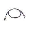 10pcs M8 Male 4Pin Cable Connector Shield Solder Type Panel Aviation for Cable 24AWG 0.5M Straight Waterproof view 3