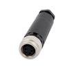 10pcs Waterproof M8 4 Pin Female Connector with Straight Unshielded Assembly Cable view 1