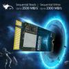 KINGDATA 512GB M.2 2230 NVMe PCIe SSD Gen 4.0X4 - Internal Solid State Drive Compatible with PS5, Steam Deck, Microsoft Surface, Ultrabook, Laptop, Desktop (512GB, M.2 2230 NVMe 4.0) view 4