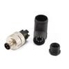 10pcs M8 Wireable 4 Pin Connector Plug Waterproof IP67 90 Degree Male Plug Assemble Unshield Plug view 1
