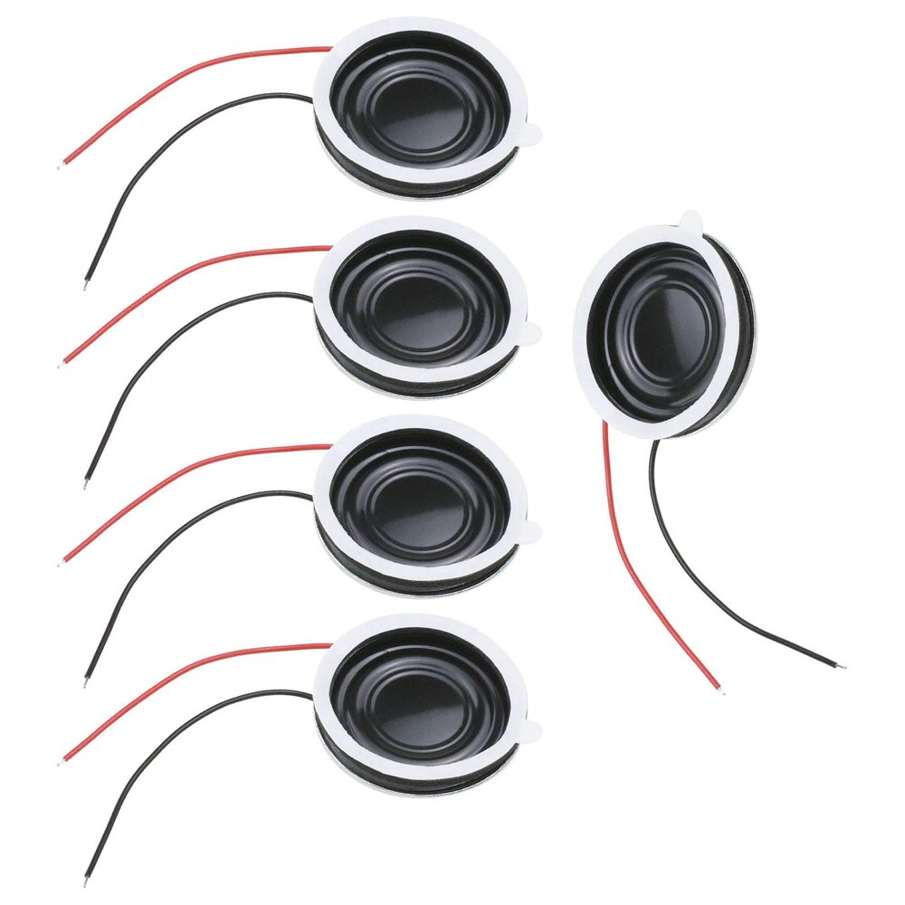 Create idea 5Pcs 23mm Inner Speakers Replacement Magnetic Speakers Micro Internal Speaker Accessories for Electronic DIY Toys Radio Multimedia Speakers 1W 8?