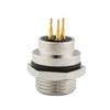 10pcs M8 Female 3Pin Connectors PCB Circular Front Panel Mount Waterproof Straight Aviation Connector view 2