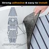 FOCEAN Boat Flooring EVA Foam Boat Decking Faux Teak Marine Flooring Marine Mat Sheet for Motorboat RV Yacht Kayak Surfboard, 94.5''x 47.2'', Grey with Black Lines view 3