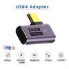 chenyang USB C Connector,USB4 Type C Male to Female 240W Power 40Gbps Data 8K Video Adapter Right Angled for NS Phone Laptop view 2