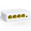 YuanLey 4 Port PoE Extender Gigabit with 3 PoE Out, IEEE 802.3af/at Mini 4 Channel Repeater 1000Mbps, VLAN, Wall and Din Rail Mount Passthrough POE Amplifier/Booster, Plug and Play view 1