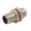 10pcs M8 Male 3Pin Circular Connector Back Mount Solder Cable Connector view 3