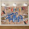 Leowefowa Happy Father's Day Photo Backdrop 10x8ft Vinyl Fixing Tools The Best Dad Photography Background for Daddy Festival Party Event Banner Decoration Studio Prop view 2