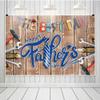 Leowefowa Happy Father's Day Photo Backdrop 10x8ft Vinyl Fixing Tools The Best Dad Photography Background for Daddy Festival Party Event Banner Decoration Studio Prop view 3