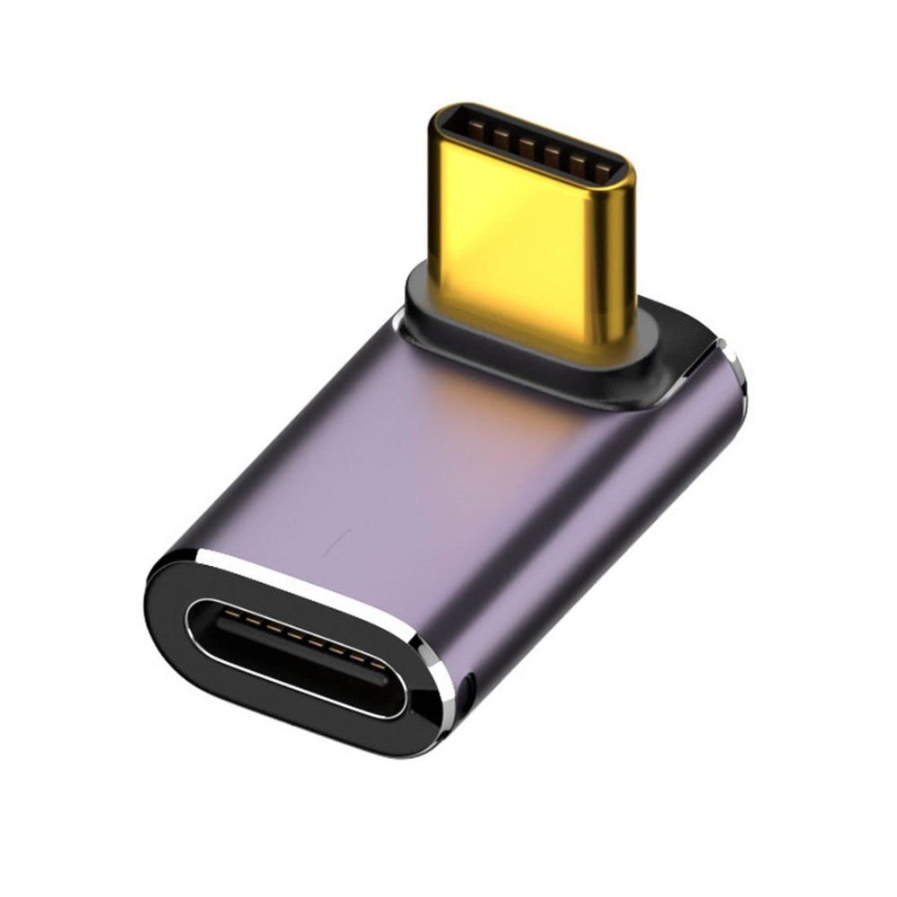 chenyang USB C Connector,USB4 Type C Male to Female 240W Power 40Gbps Data 8K Video Adapter UP Angled for NS Phone Laptop