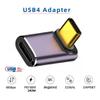 chenyang USB C Connector,USB4 Type C Male to Female 240W Power 40Gbps Data 8K Video Adapter UP Angled for NS Phone Laptop view 2