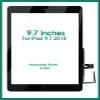 for iPad 9.7 2018 Touch Screen for iPad 6 Digitizer 6th Gen A1893 Screen Replacement A1954 Touch Glass Front Panel Sensor Installed Adhesive +Tools+Tempered Glass (with Home Button) (Black) view 3