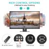 MT-VIKI 4K HDMI Matrix Switch 4X4, 4K@30Hz Rack Mount Switcher & Splitter with Backlit RS232 LAN Port and EDID, Built-in US ADI Chip (4 in 4 Out) view 3