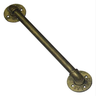 ALDEPO Grab Bars Bronze Stair Handrail for Indoors/Loft/Corridor,Retro Metal Stair Railing Banister,Elderly Auxiliary Safety Grab Bar,2 Feet/3 Foot/6 Foot/7 Foot/8Ft/12 Foot Long/2M (Color : 0.5m)