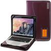 Broonel - Contour Series - Purple Heavy Duty Leather Protective Case - Compatible with HP ProBook x360 435 G8 13.3" view 1