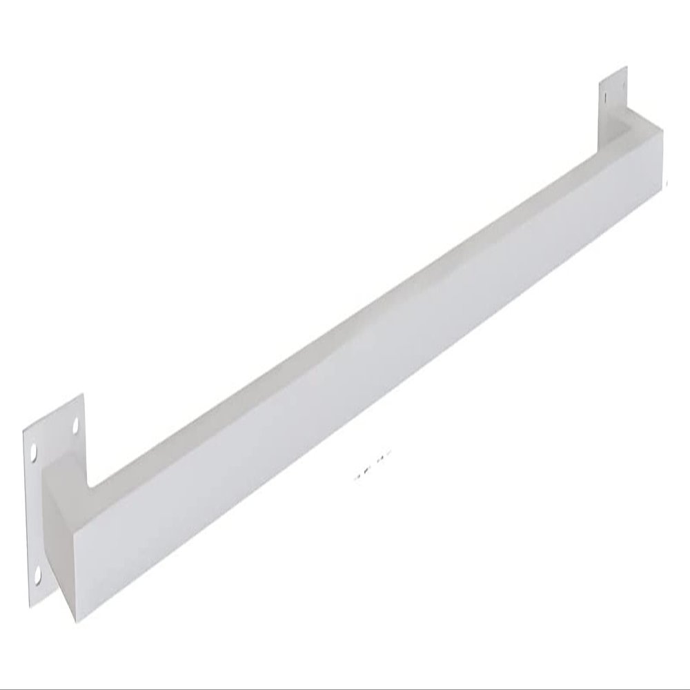 ALDEPO Grab Bars White Square Pipe Handrail for Indoor Stairs, 2/3/4/5Foot Long Elderly Kids Wall Mounted Grab Bar, Non-Slip Auxiliary Stair Rail with Complete Kit/1.2M (Color : 1.1m)
