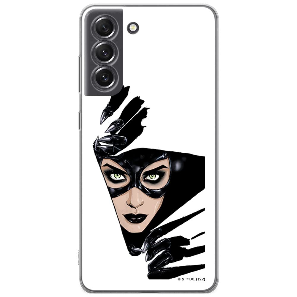 ERT GROUP Mobile Phone case for Samsung S21 FE Original and Officially Licensed DC Pattern Catwoman 008 optimally adapted to The Shape of The Mobile Phone, case Made of TPU