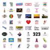 BulbaCraft 100 Pcs Los Angeles Stickers, LA Stickers, Los Angeles Gifts and Souvenirs, LA Party Decorations, Gifts for Women & Men view 3