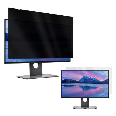 23.8 Inch Computer Screen Filter 16:9 for Widescreen Monitor, Anti Glare Anti Scratch Anti Blue Light Protector Film for Data Confidentiality, Eye