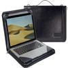 Broonel Black Leather Laptop Messenger Case - Compatible with ASUS Zenbook Flip 14 OLED UP5401ZA 14.0" Laptop view 1