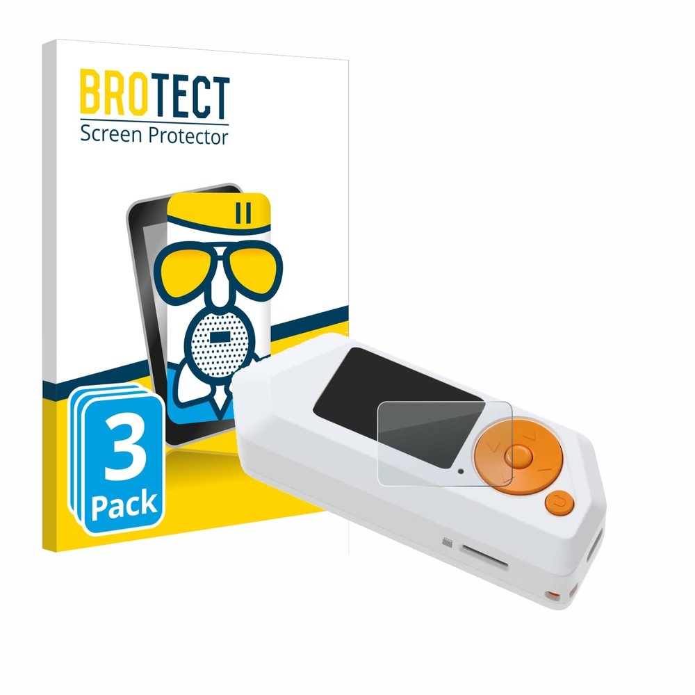 brotect Anti-Glare Glass Screen Protector Matte Compatible with Flipper Zero (3 Pack) - Anti-Scratch 9H Protection Film