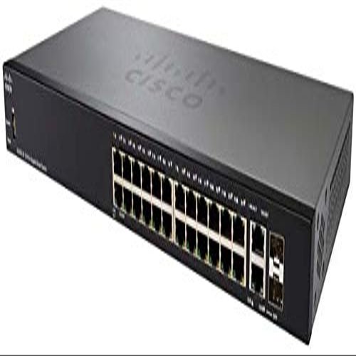 Cisco SG250-26P 26-Port Gigabit PoE Smart Switch (SG250-26P-K9) (Renewed)