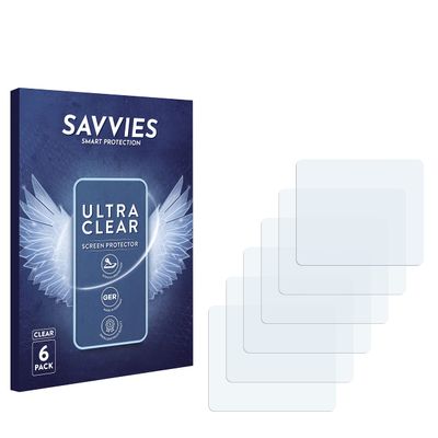 savvies 6-Pack Screen Protection Film Compatible with SUNLU FilaDryer Box S2 Screen Protector Ultra Clear [Scratch Proof, Anti Fingerprint]