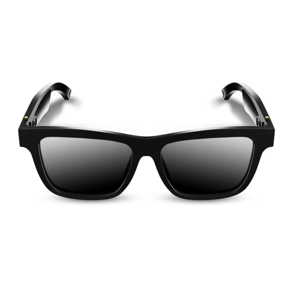 Yoidesu W3 Audio Smart Sunglasses, Sweatproof Bluetooth Sports Glasses for Driving Running Traveling, Open Ear Music Glasses Hands Calling, HiFi Stereo Surrounded Sound, Glare