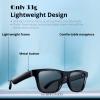 Yoidesu W3 Audio Smart Sunglasses, Sweatproof Bluetooth Sports Glasses for Driving Running Traveling, Open Ear Music Glasses Hands Calling, HiFi Stereo Surrounded Sound, Glare view 4