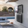 The TV Shield E-Series 3643 Inch Outdoor TV Enclosure - Weatherproof Lockable Hard Cover with UV-Resistant ASA Polymer - Includes TV Mount view 4