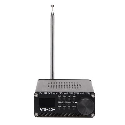 High Sensitivity Portable World Band Digital Radio Receiver, FM Stereo Radio Receiver for Global Broadcast Reception, Compact Design for Outdoor Camping & Home Use
