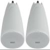 Rockville PEN-40T 4" 70V Hanging Pendant Speaker, 20W/10W/5W/2.5W Selectable Tap, 8-Ohm Option, 13mm PEI Dome Tweeter, White for Restaurants and Offices, 2-Piece view 1
