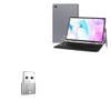 BoxWave Adapter Compatible with Oangcc Android 10 Tablet Tab_A6 (10.1 in) - USB-A to C PortChanger (5-Pack), Type-C OTG Convert Charging Data Adapter - Metallic Silver view 1
