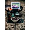 Global Industrial Indoor-Outdoor SideBar Table with Tablet Holder, 27-1/2"H, Aluminum, Black view 4